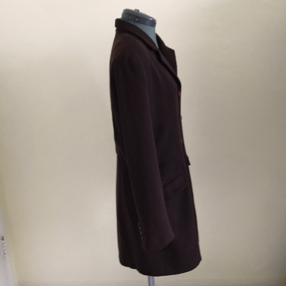 Rich Brown Wool Lined Jacket - image 3